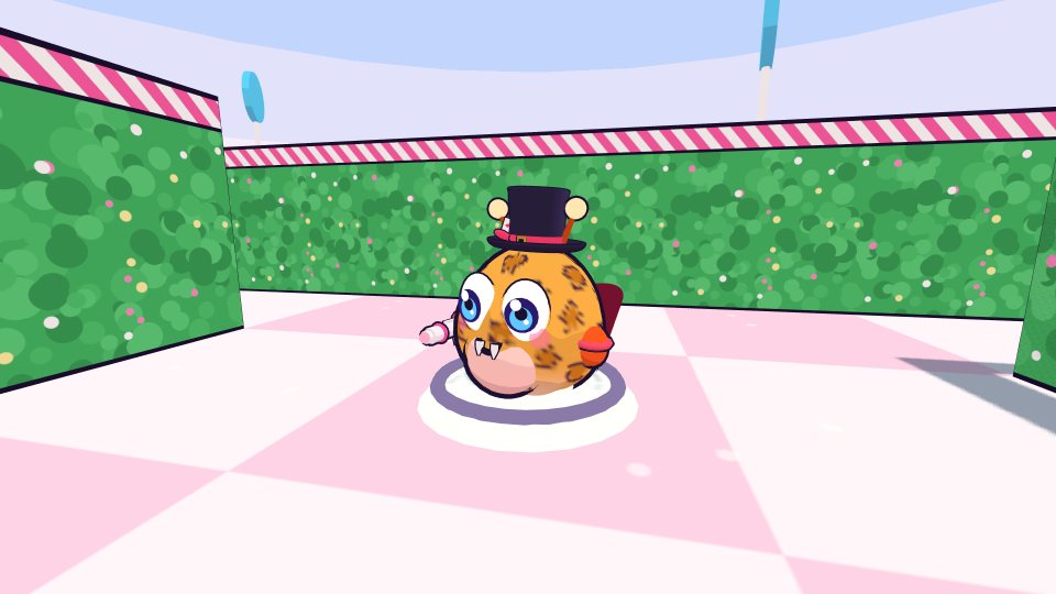 A Numpkin wearing a top hat